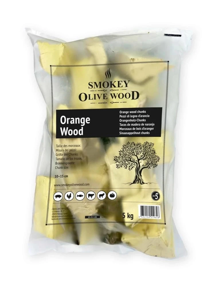 Smokey Olive Wood Chunks No.5 Sinaasappelhout 3 Smokey Olive Wood Chunks No.5 Sinaasappelhout