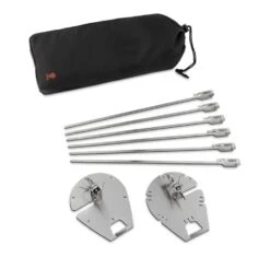 Weber Crafted Rotisserie Braadspiesenset 8 Weber Crafted Rotisserie Braadspiesenset -Weber Winkel 88886 weber crafted rotisserie braadspiesenset