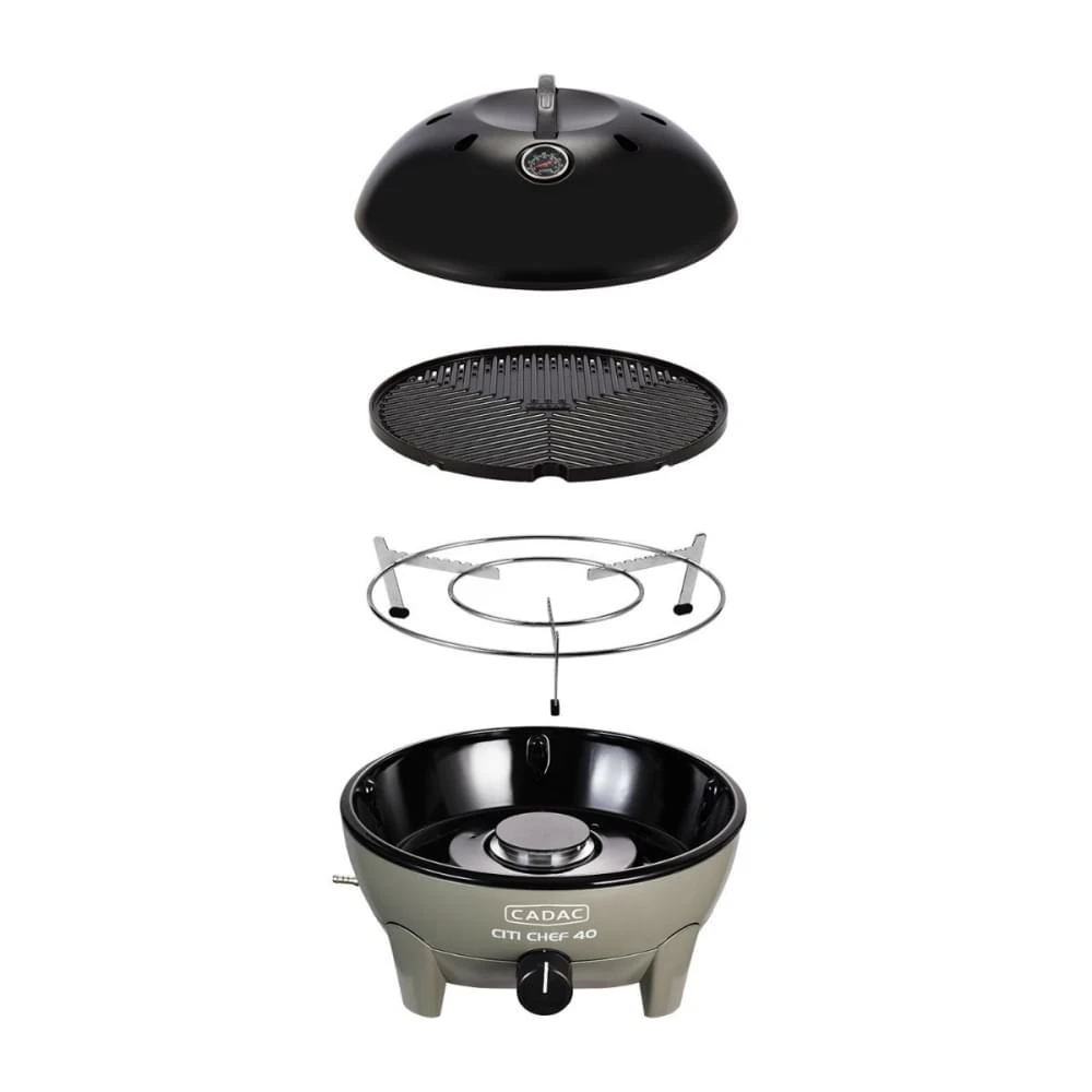 Cadac Citi Chef 40 Gasbarbecue Groen 3 Cadac Citi Chef 40 Gasbarbecue Groen